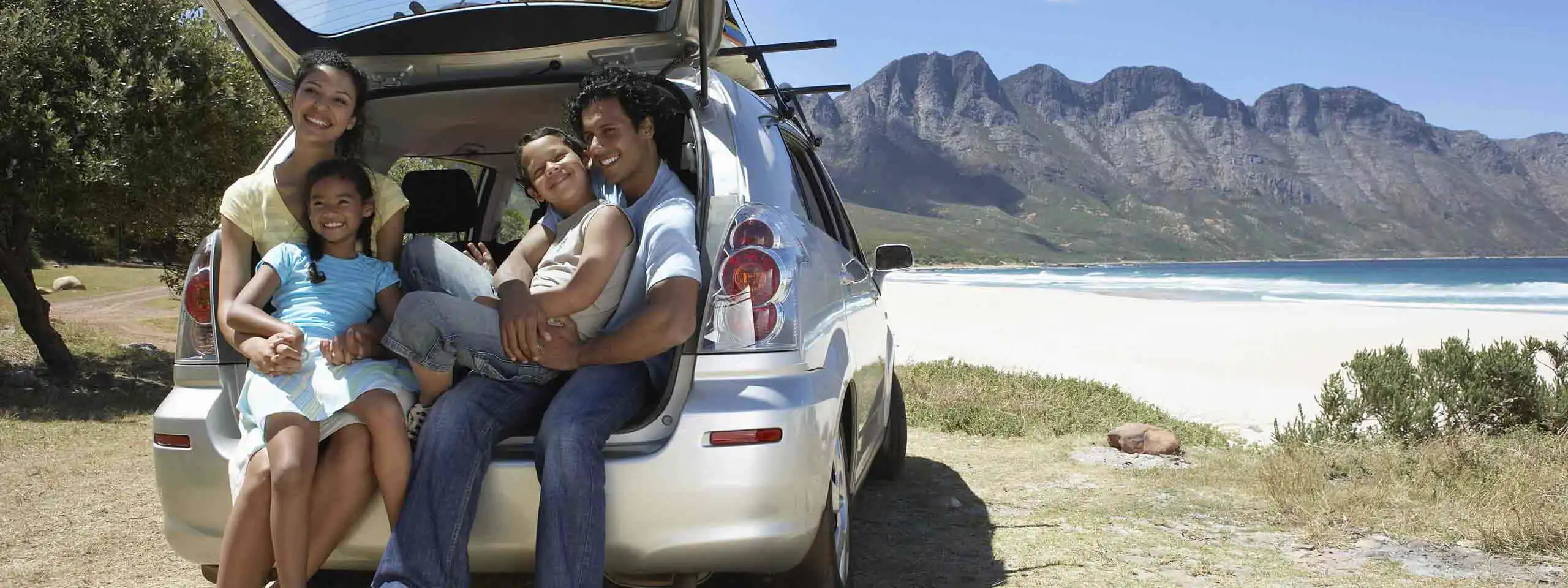 familie minivan beach