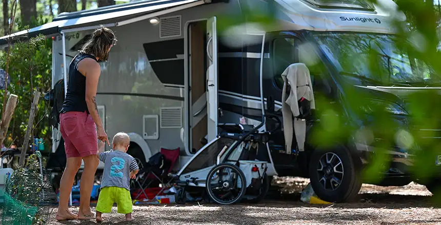 sunlight wohnmobil, camping mit kids
