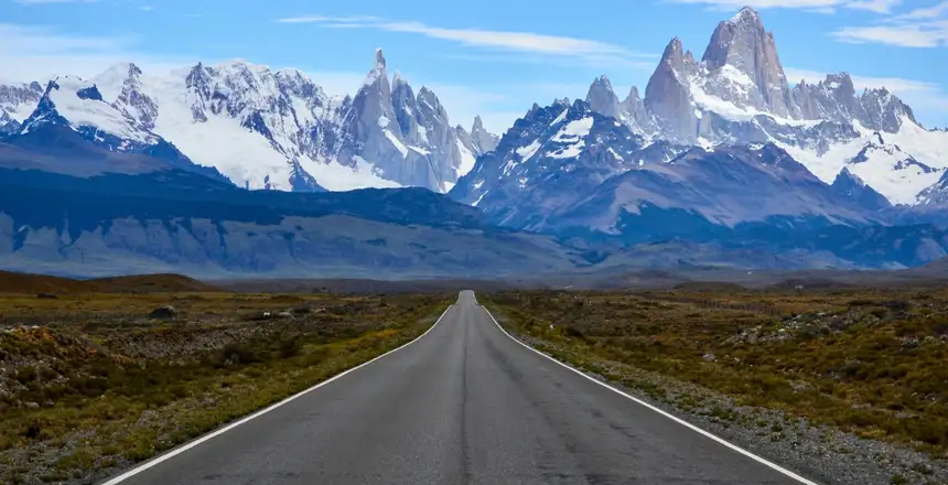 Ruta Provincial 23 und Nationalpark Los Glaciares im argentinischen Teil Patagoniens, Provinz Santa Cruz