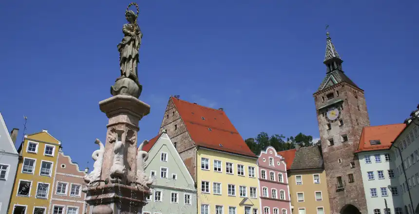 Brunnen in der Altstadt von Landsberg am Lech