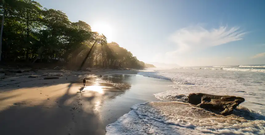 Santa Teresa Beach in der Puntarenas Provinz, Costa Rica