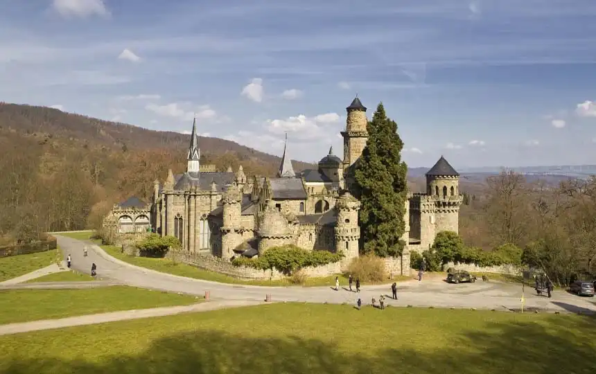 L&ouml;wenburg im Bergpark Wilhelmsh&ouml;he in Kassel
