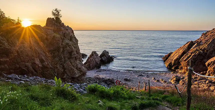 An der K&uuml;ste von Sk&aring;ne l&auml;n, der s&uuml;dlichsten Provinz in Schweden