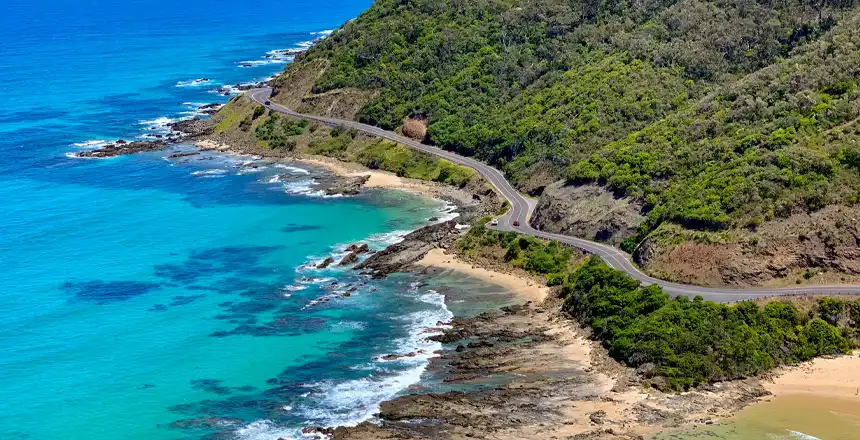 Blick auf die Great Ocean Road im S&uuml;den Australiens
