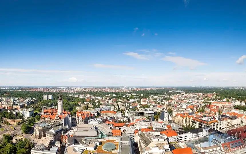 Stadtpanorama von Leipzig
