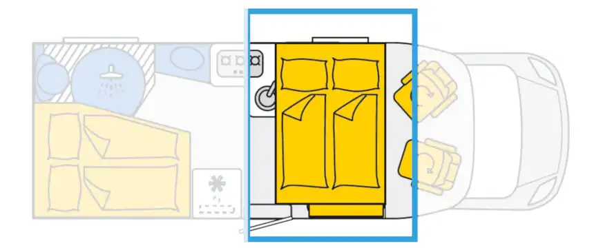 reisemobil hub-bett hybridklasse
