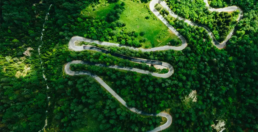 Vr&scaron;ič-Pass in Slowenien
