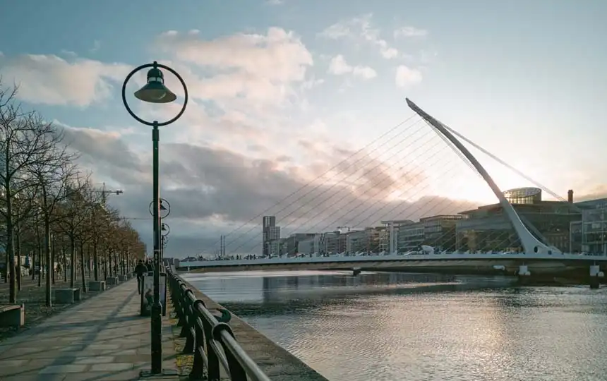 Samuel Beckett Bridge in Dublin