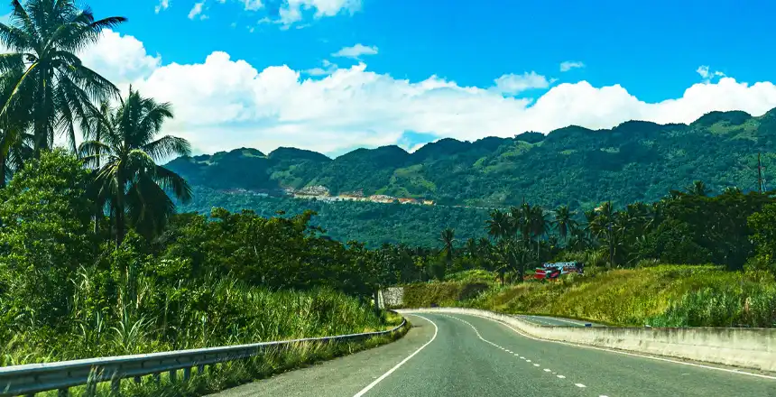 Stra&szlig;e bei Kingston, Jamaika