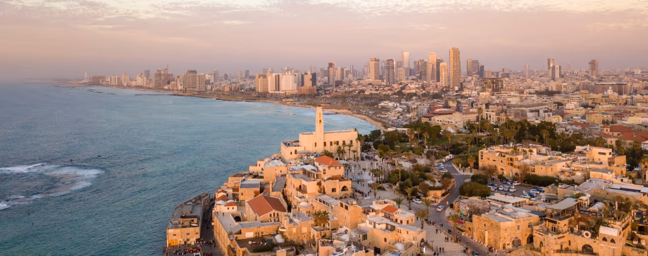 Panoramablick auf Tel Aviv, Israel