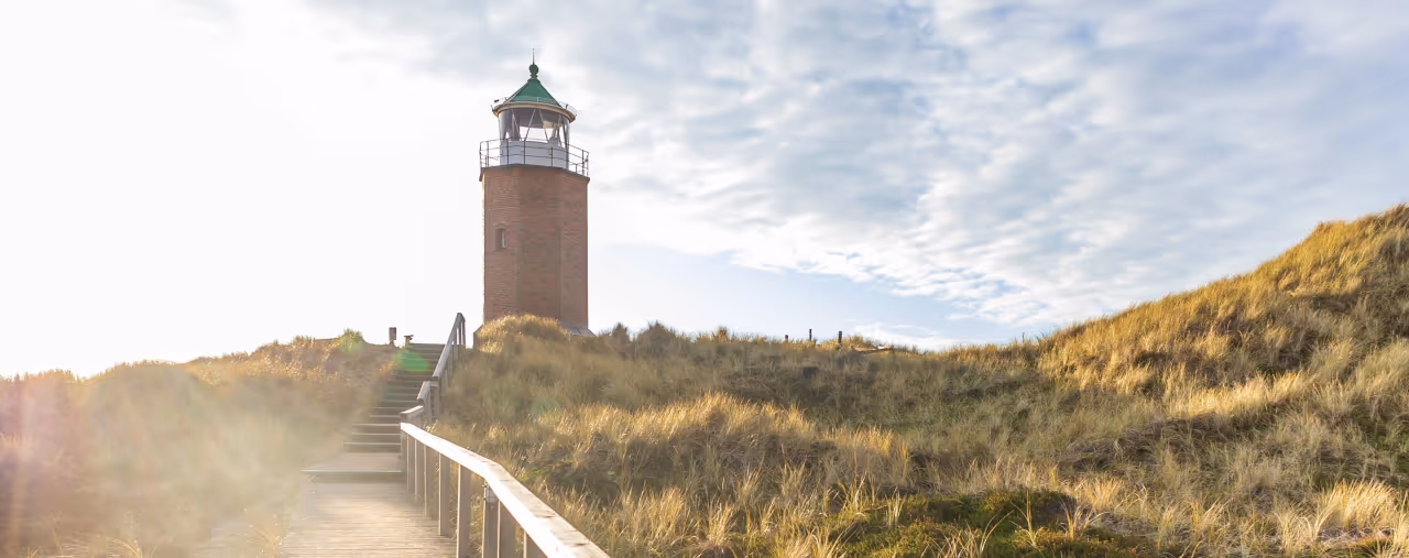 Kampen Leuchtturm auf Sylt