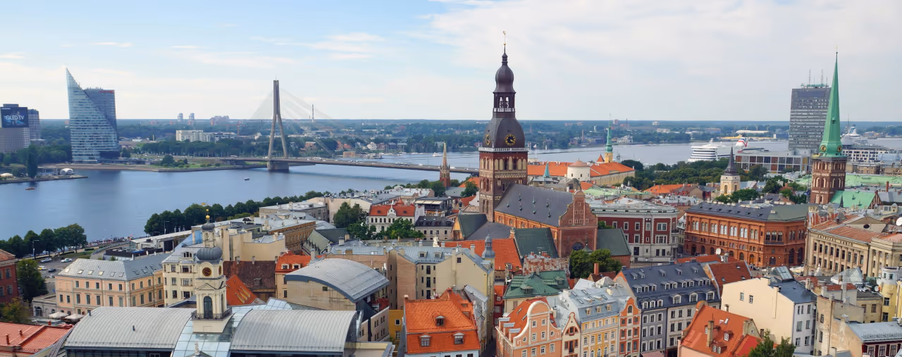 Panorama von Riga, Lettland