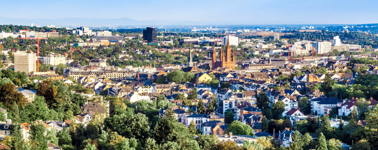 Panorama von Wiesbaden