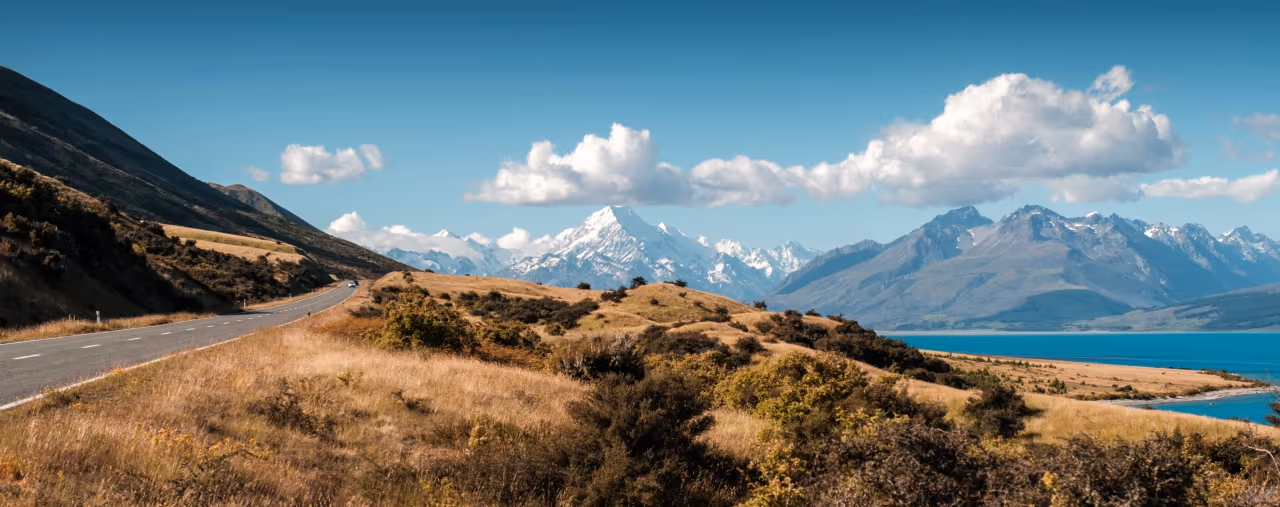 mount cook aoraki neuseeland