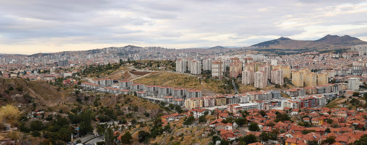 Panoramablick auf Ankara